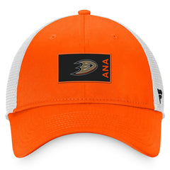 Anaheim Ducks Fanatics Authentic Pro Rink Trucker Snapback Hat - Orange/White | Fanatics discount