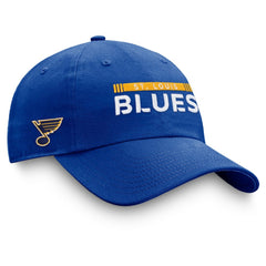 St. Louis Blues Fanatics Authentic Pro Rink Adjustable Hat - Blue | Fanatics online