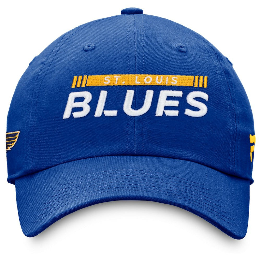 St. Louis Blues Fanatics Authentic Pro Rink Adjustable Hat - Blue | Fanatics online