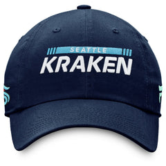 Seattle Kraken Fanatics Authentic Pro Rink Adjustable Hat - Deep Sea Blue | Fanatics on sale
