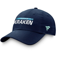 Seattle Kraken Fanatics Authentic Pro Rink Adjustable Hat - Deep Sea Blue | Fanatics on sale