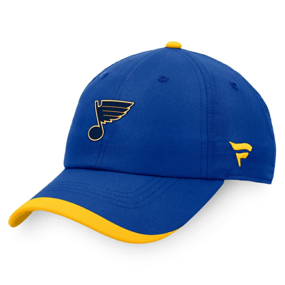 St. Louis Blues Fanatics Authentic Pro Rink Pinnacle Adjustable Hat - Blue | Fanatics Clearance