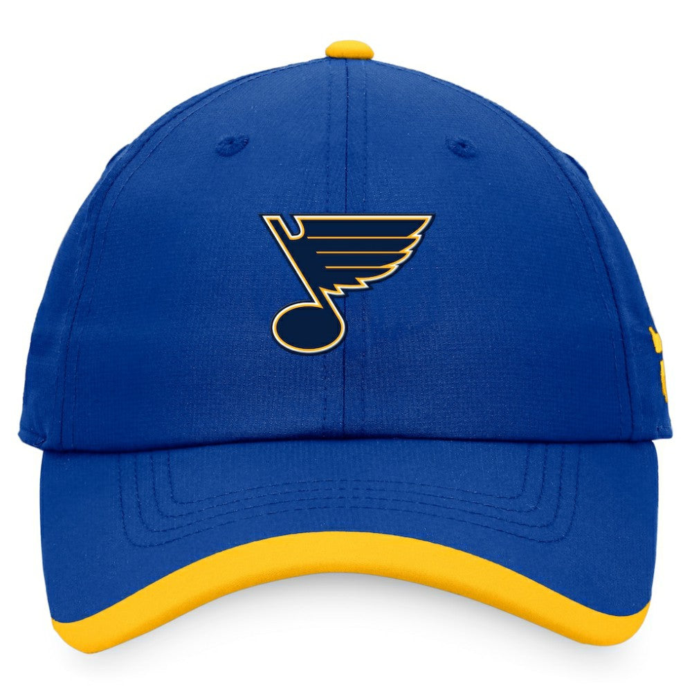 St. Louis Blues Fanatics Authentic Pro Rink Pinnacle Adjustable Hat - Blue | Fanatics Clearance