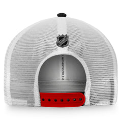 Chicago Blackhawks Fanatics Authentic Pro Rink Trucker Snapback Hat - Black/White | Fanatics on sale