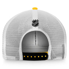 Pittsburgh Penguins Fanatics Authentic Pro Rink Trucker Snapback Hat - Gold/White | Fanatics Clearance
