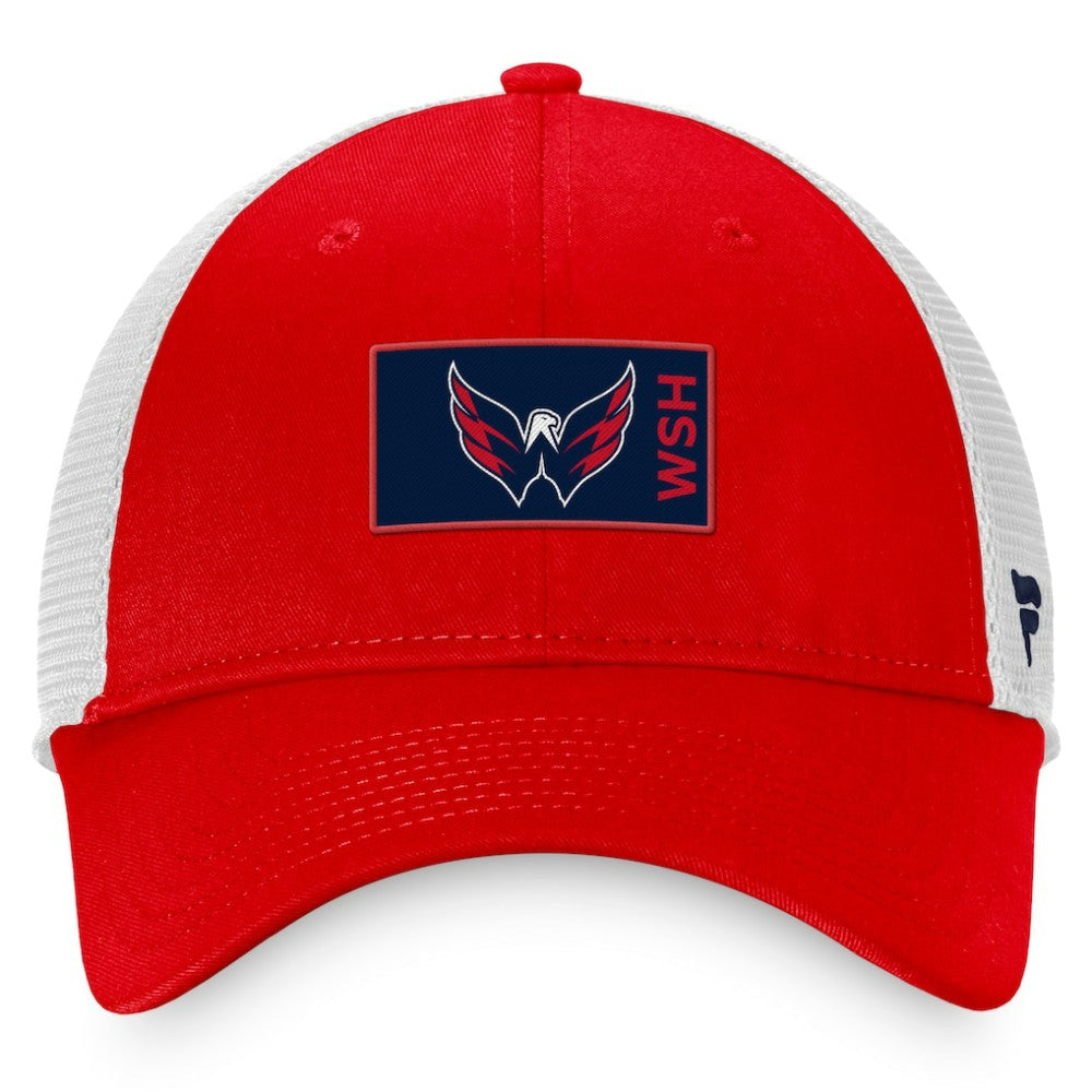 Washington Capitals Fanatics Authentic Pro Rink Trucker Snapback Hat - Red/White | Fanatics near me