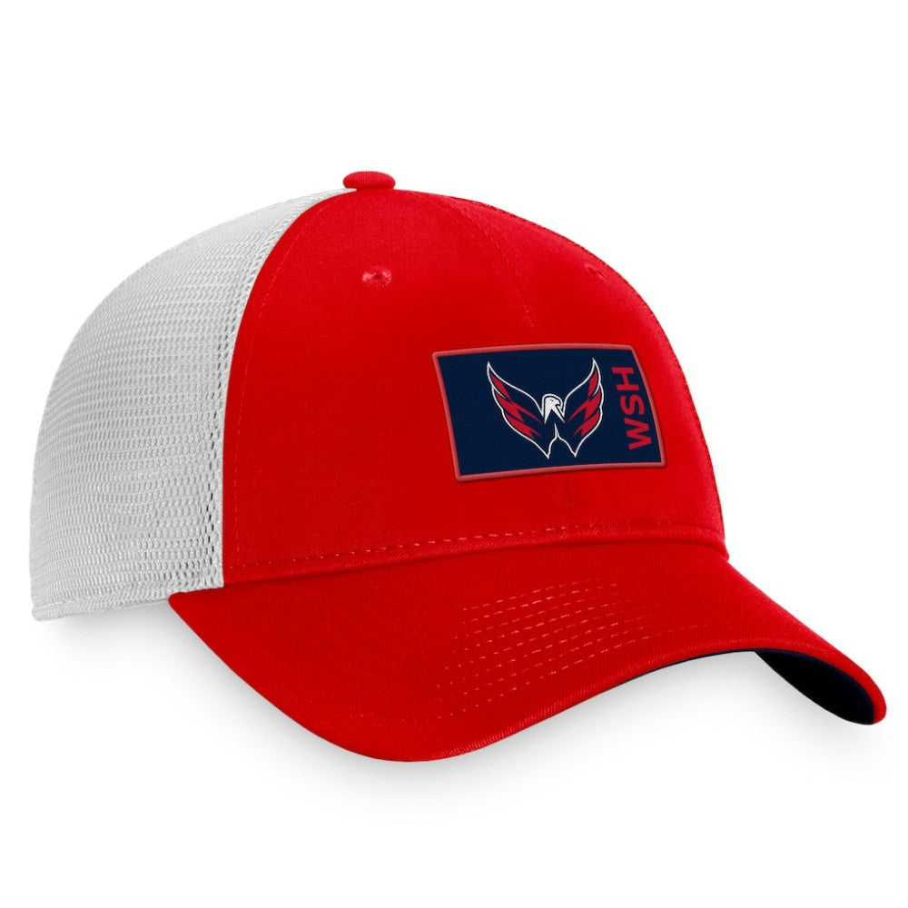 Washington Capitals Fanatics Authentic Pro Rink Trucker Snapback Hat - Red/White | Fanatics near me