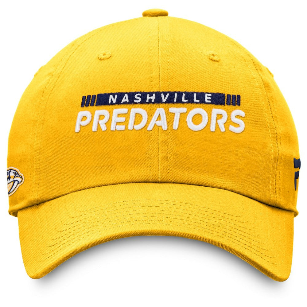 Nashville Predators Fanatics Authentic Pro Rink Adjustable Hat - Gold | Fanatics near me