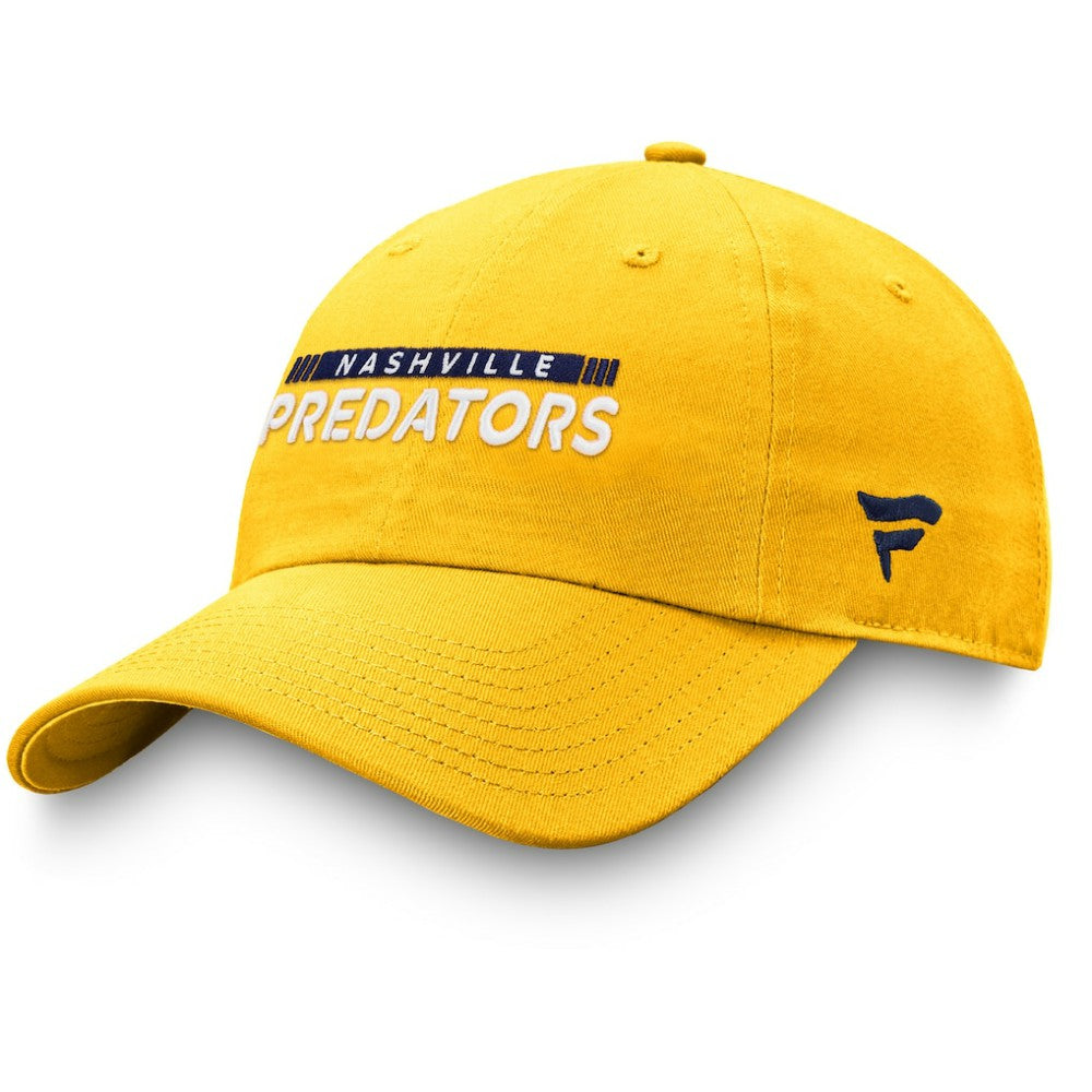 Nashville Predators Fanatics Authentic Pro Rink Adjustable Hat - Gold | Fanatics near me