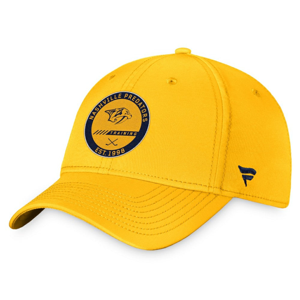 Nashville Predators Fanatics 2022 Authentic Pro Training Camp Flex Hat - Gold | Fanatics online