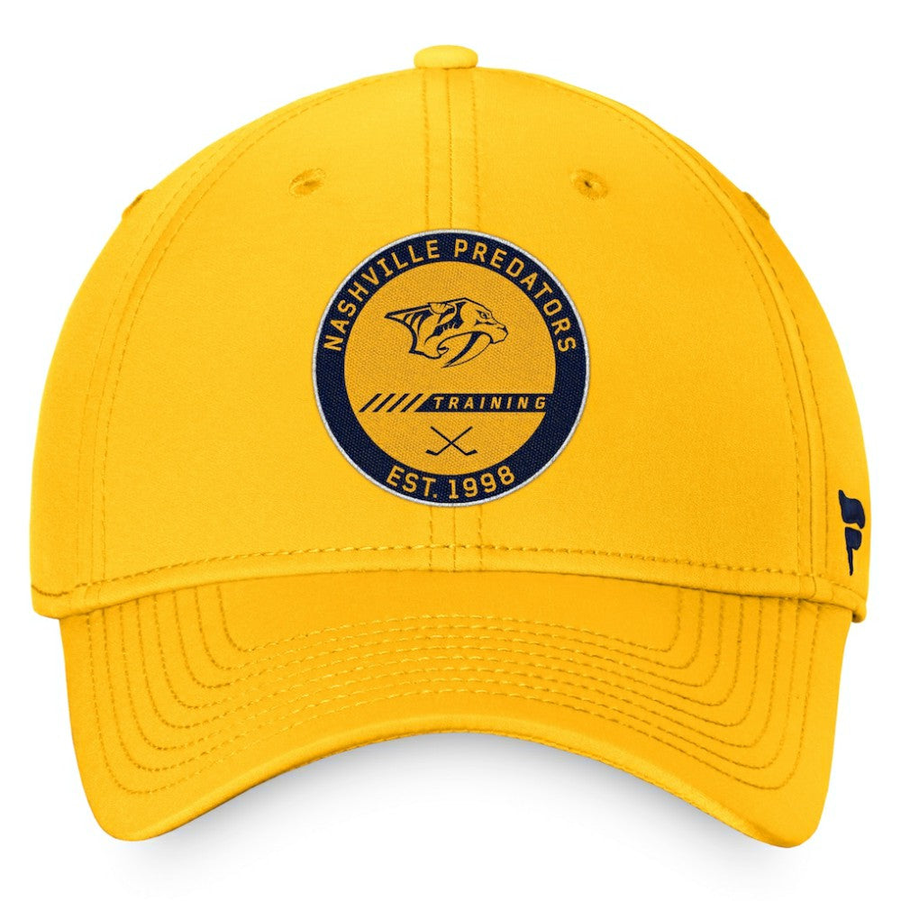 Nashville Predators Fanatics 2022 Authentic Pro Training Camp Flex Hat - Gold | Fanatics online
