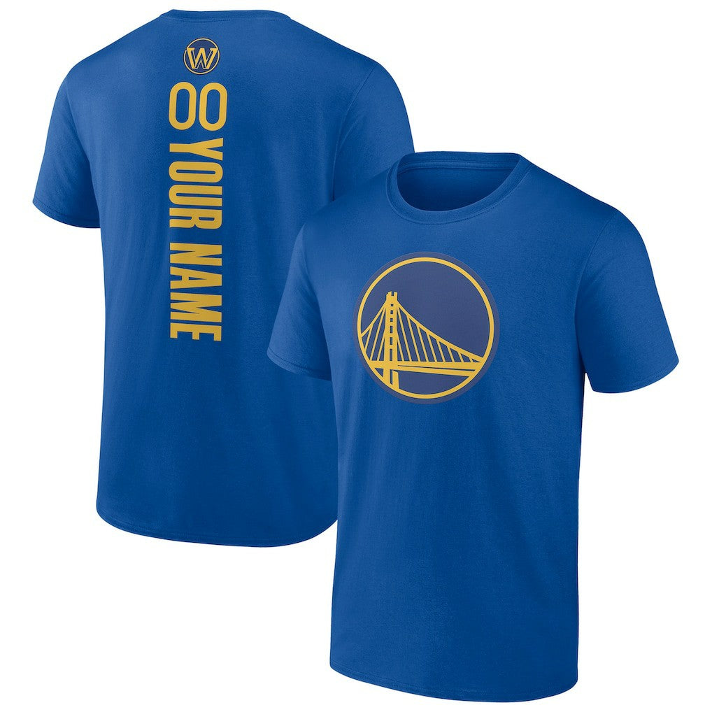 Golden State Warriors Personalized Playmaker Team T-Shirt Royal
