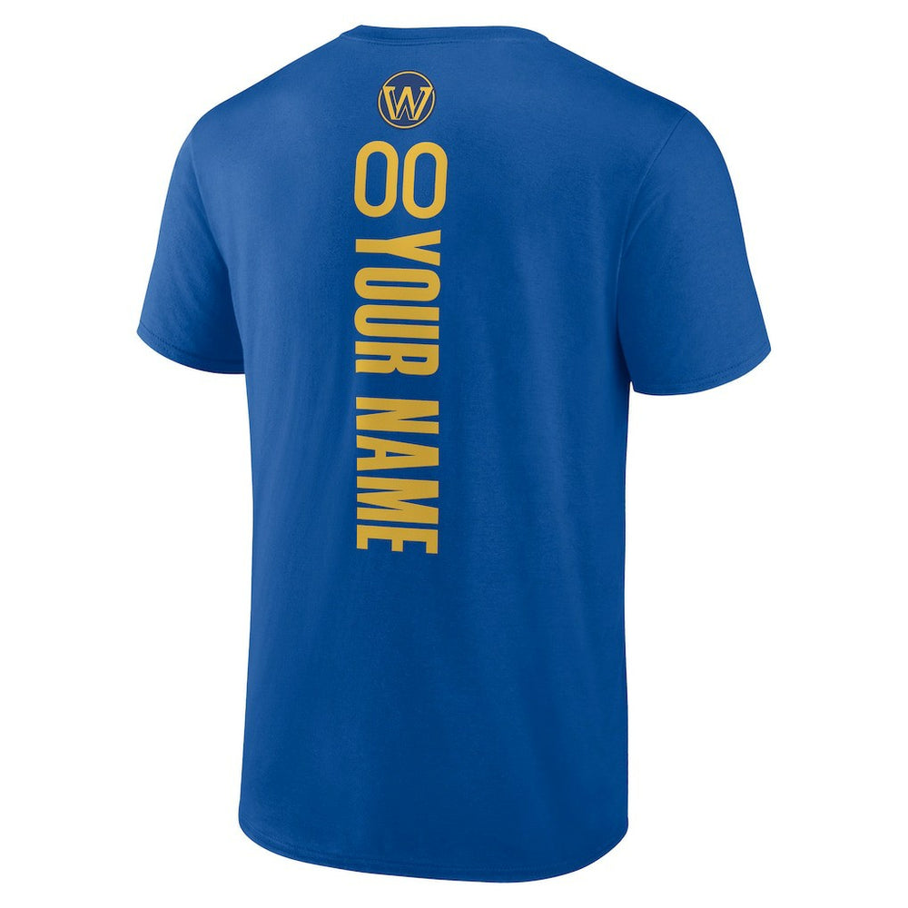 Golden State Warriors Personalized Playmaker Team T-Shirt Royal