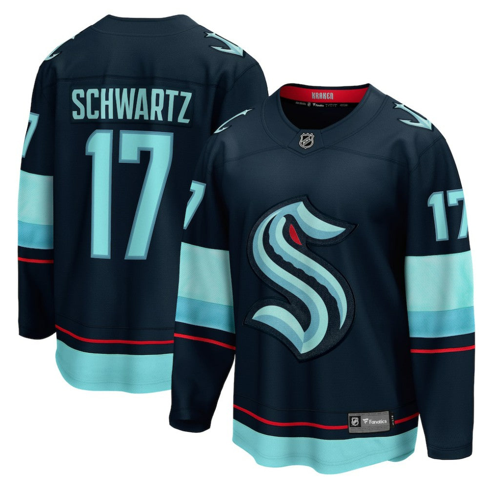 Jaden Schwartz Seattle Kraken Fanatics Home Breakaway Player Jersey - Navy | Fanatics online