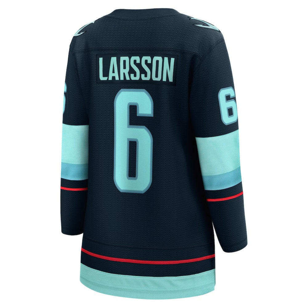 Adam Larsson Seattle Kraken Fanatics Women's Home Breakaway Player Jersey - Deep Sea Blue | Fanatics Lifestyle