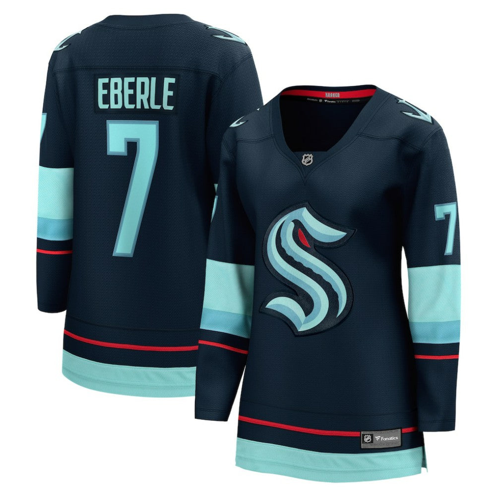 Jordan Eberle Seattle Kraken Fanatics Women's Home Breakaway Player Jersey - Navy | Fanatics Clearance