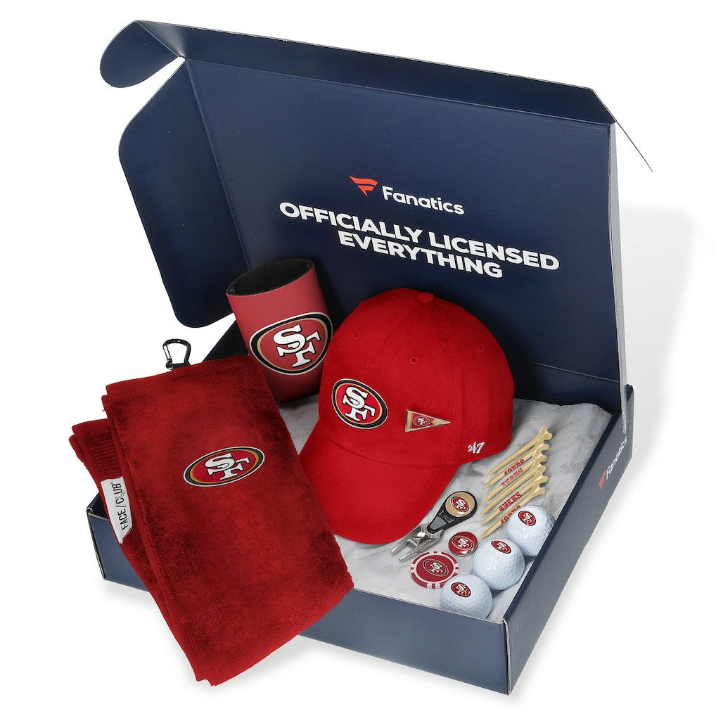 San Francisco 49ers Pack Golf-Themed Gift Box - $105+ Value - Fanatics