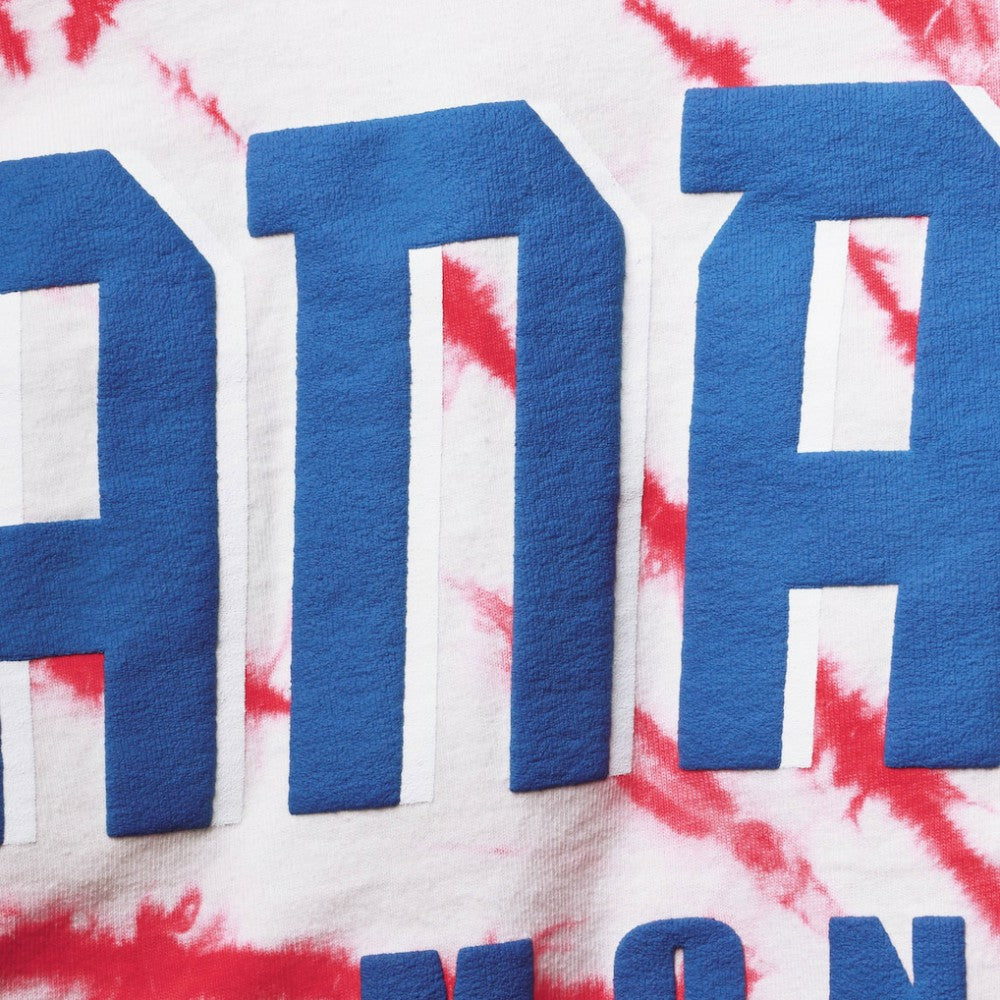 Montreal Canadiens Women's Spiral Tie-Dye Long Sleeve T-Shirt - Red | NHL Lifestyle