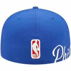 New Era Philadelphia 76ers Side Split 59FIFTY Fitted Hat Royal