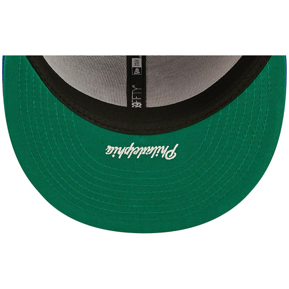 New Era Philadelphia 76ers Side Split 59FIFTY Fitted Hat Royal