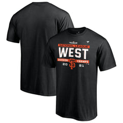 San Francisco Giants Fanatics 2021 NL West Division Champions Locker Room T-Shirt Discount