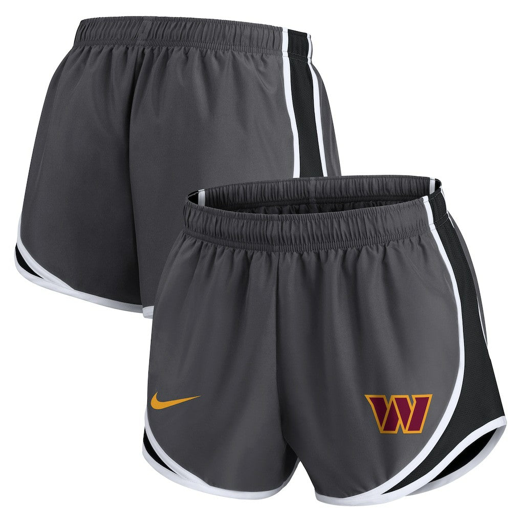 Washington Commanders Women's Team Logo Performance Tempo Shorts - Charcoal - Nike