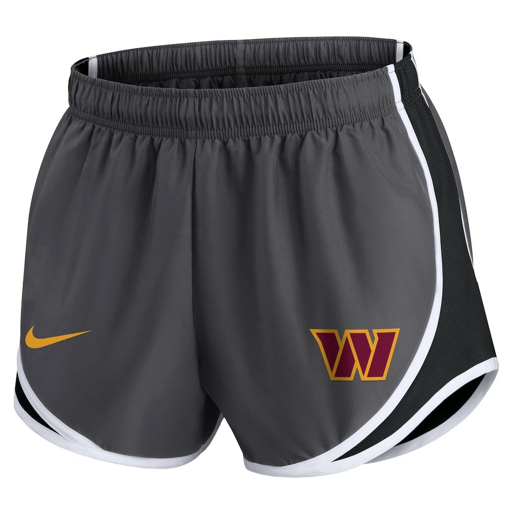 Washington Commanders Women's Team Logo Performance Tempo Shorts - Charcoal - Nike