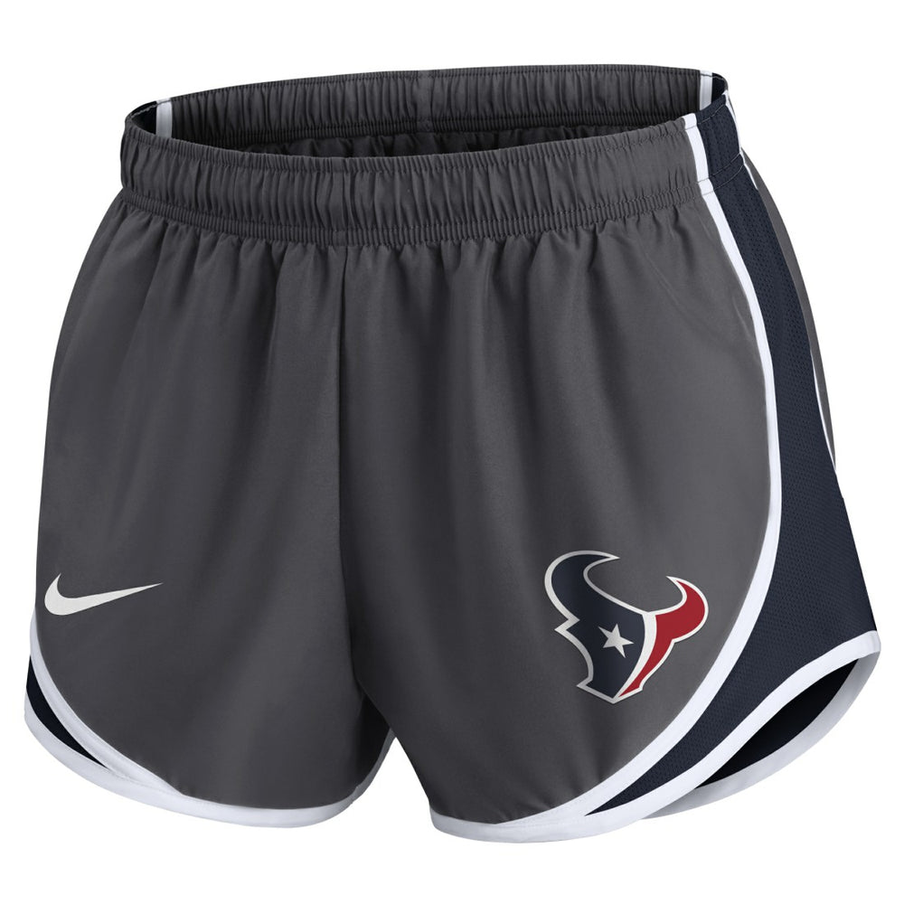 Houston Texans Women's Team Logo Performance Tempo Shorts - Charcoal - Nike