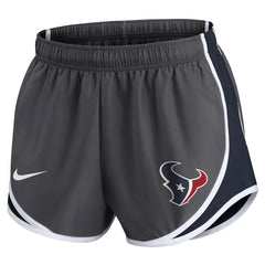 Houston Texans Women's Team Logo Performance Tempo Shorts - Charcoal - Nike
