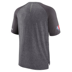 Fanatics Brooklyn Nets 2022 Noches Ene-Be-A Core Shooting Raglan T-Shirt Heathered Gray