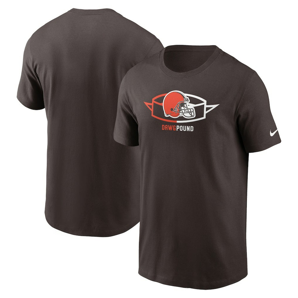 Cleveland Browns Essential Local Phrase T-Shirt - Brown - Nike