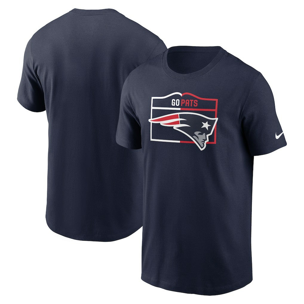 New England Patriots Essential Local Phrase T-Shirt - Navy - Nike