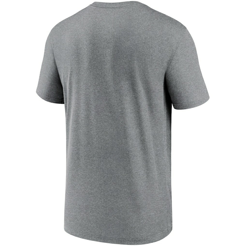 Las Vegas Raiders Icon Legend Performance T-Shirt - Heathered Gray - Nike