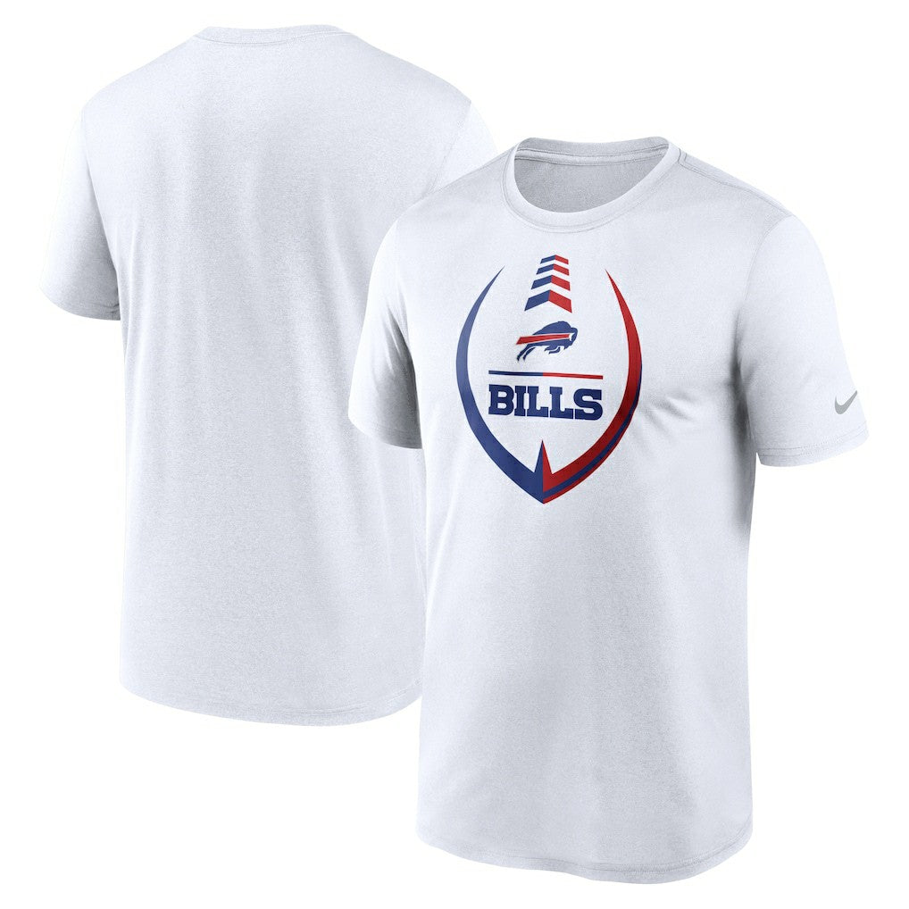 Buffalo Bills Icon Legend Performance T-Shirt - White - Nike