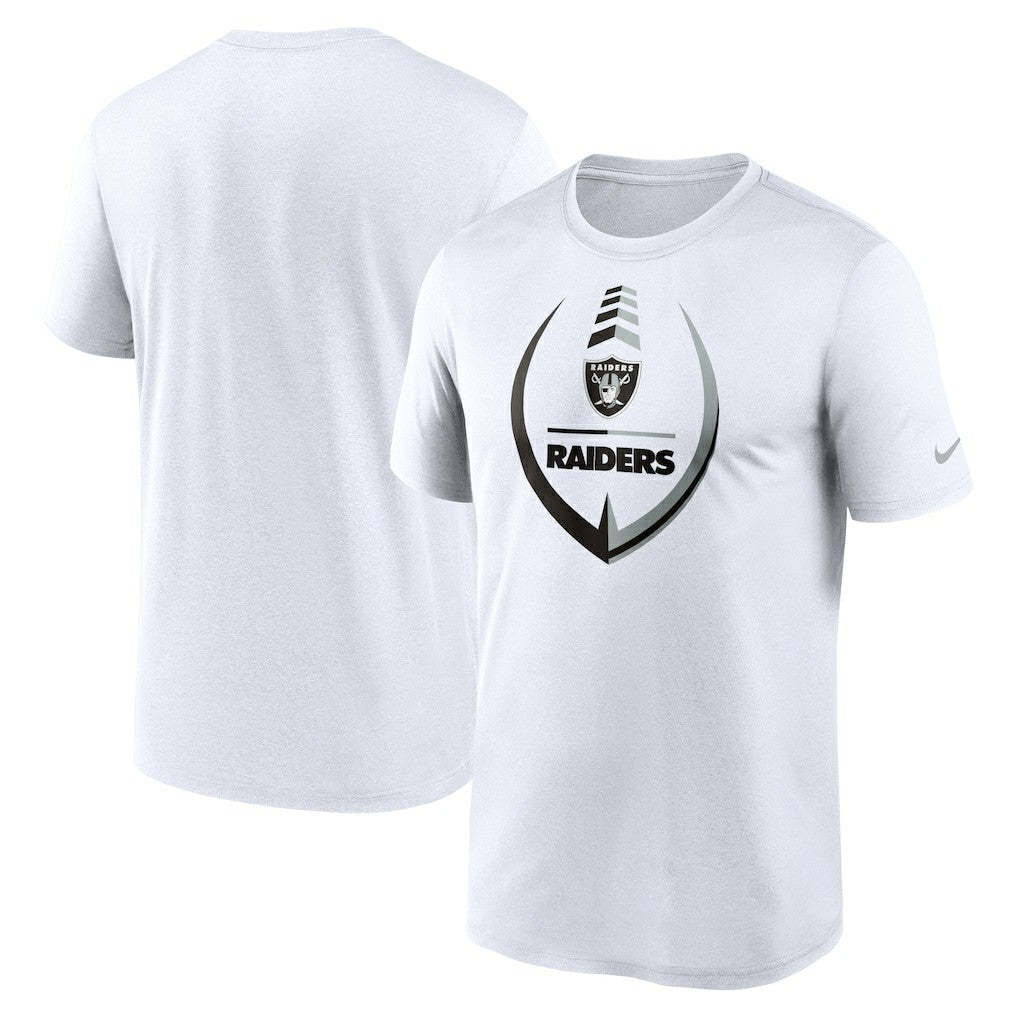 Las Vegas Raiders Icon Legend Performance T-Shirt - White - Nike