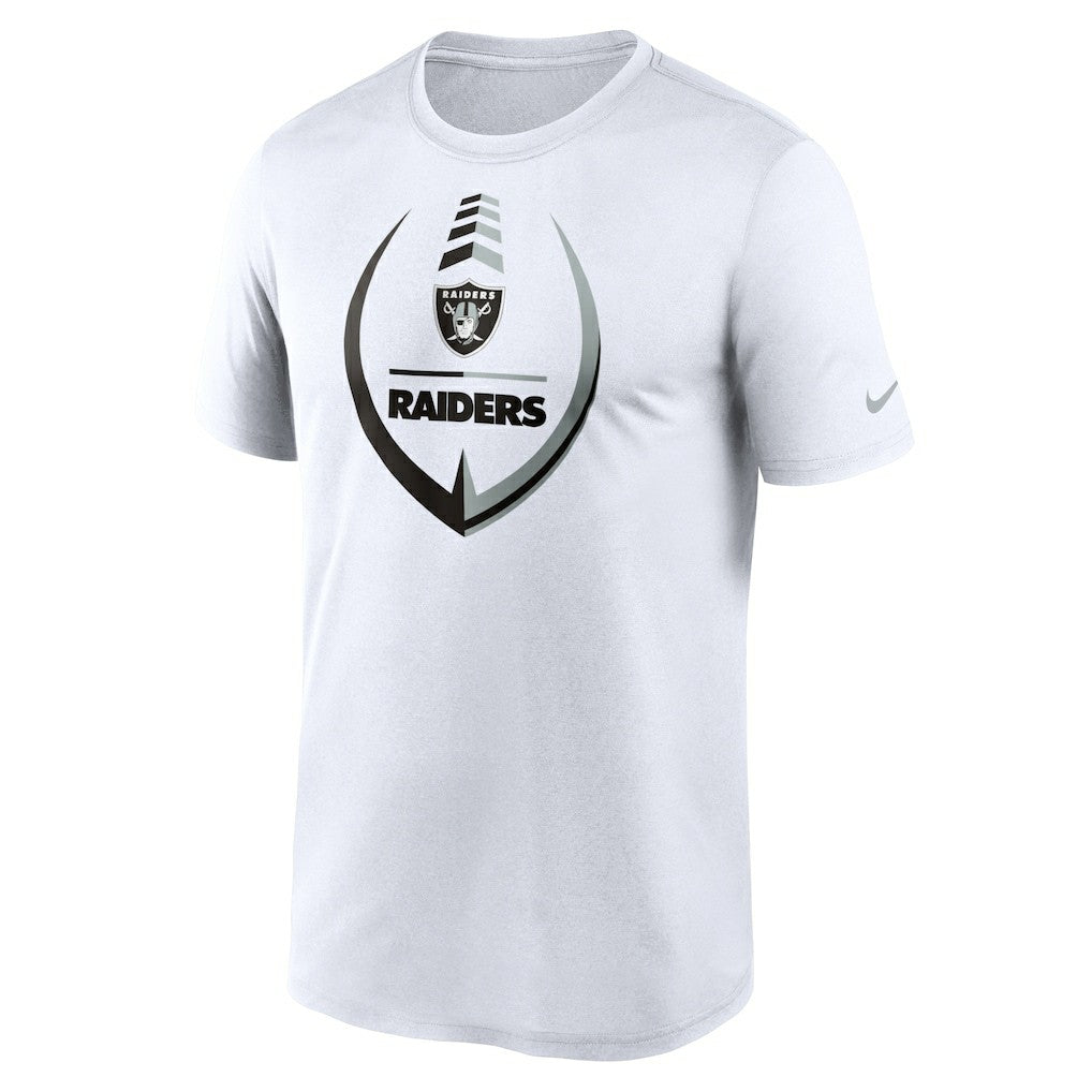 Las Vegas Raiders Icon Legend Performance T-Shirt - White - Nike