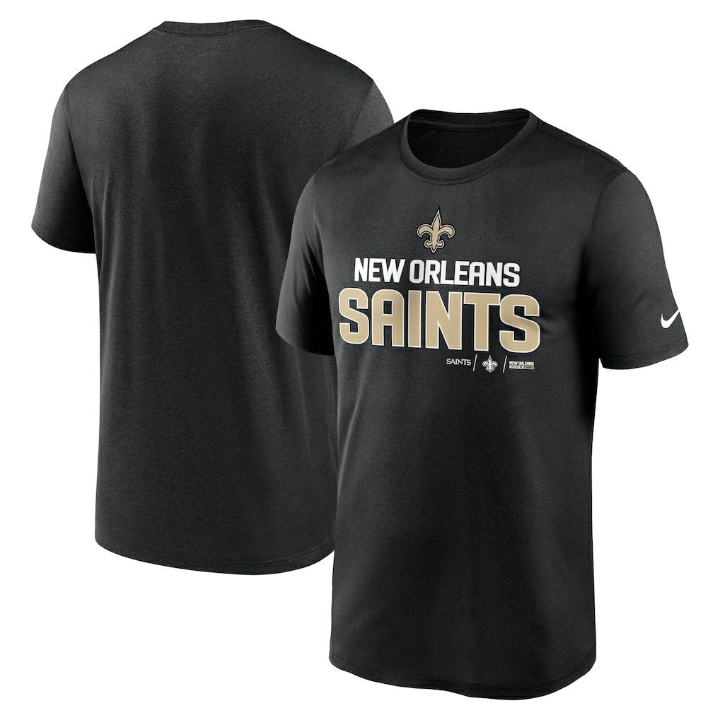New Orleans Saints Legend Community Performance T-Shirt - Black - Nike