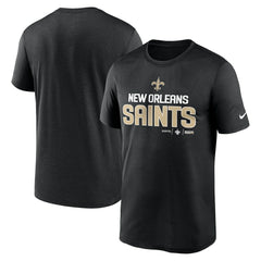 New Orleans Saints Legend Community Performance T-Shirt - Black - Nike