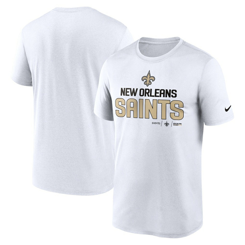 New Orleans Saints Legend Community Performance T-Shirt - White - Nike