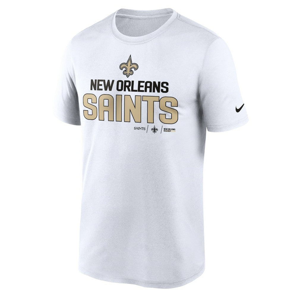 New Orleans Saints Legend Community Performance T-Shirt - White - Nike