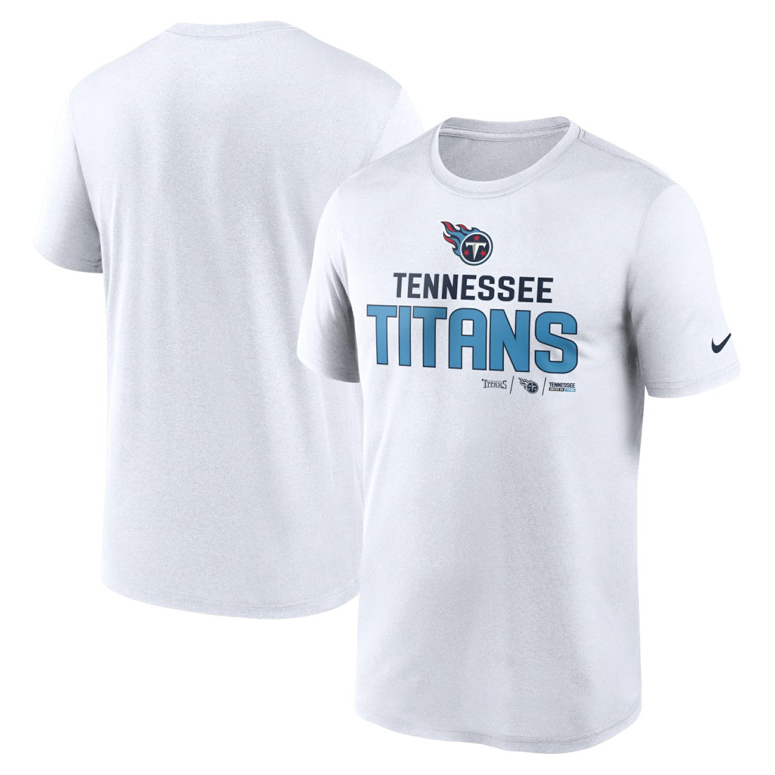 Tennessee Titans Legend Community Performance T-Shirt - White - Nike
