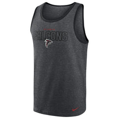 Atlanta Falcons Tri-Blend Tank Top - Heathered Charcoal - Nike