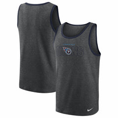 Tennessee Titans Tri-Blend Tank Top - Heathered Charcoal - Nike