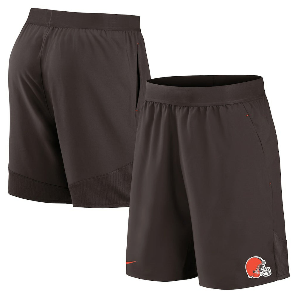 Cleveland Browns Stretch Woven Shorts - Brown - Nike