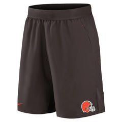 Cleveland Browns Stretch Woven Shorts - Brown - Nike