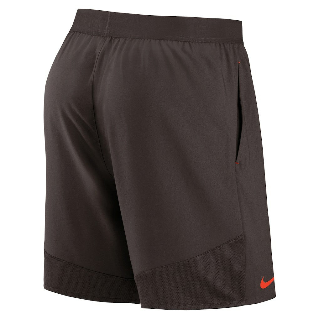 Cleveland Browns Stretch Woven Shorts - Brown - Nike