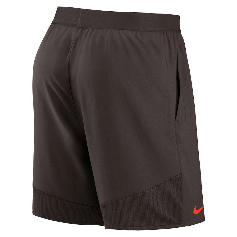 Cleveland Browns Stretch Woven Shorts - Brown - Nike