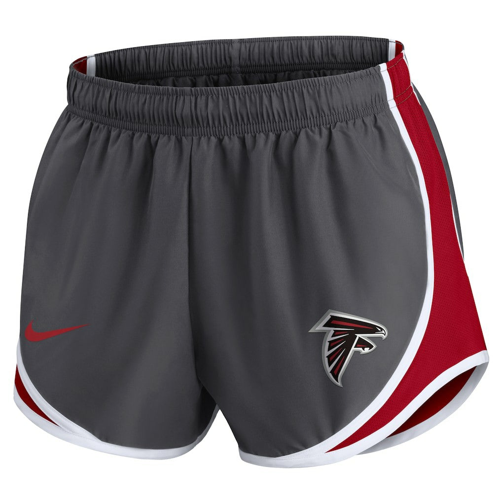 Atlanta Falcons Women's Team Logo Performance Tempo Shorts - Charcoal - Nike