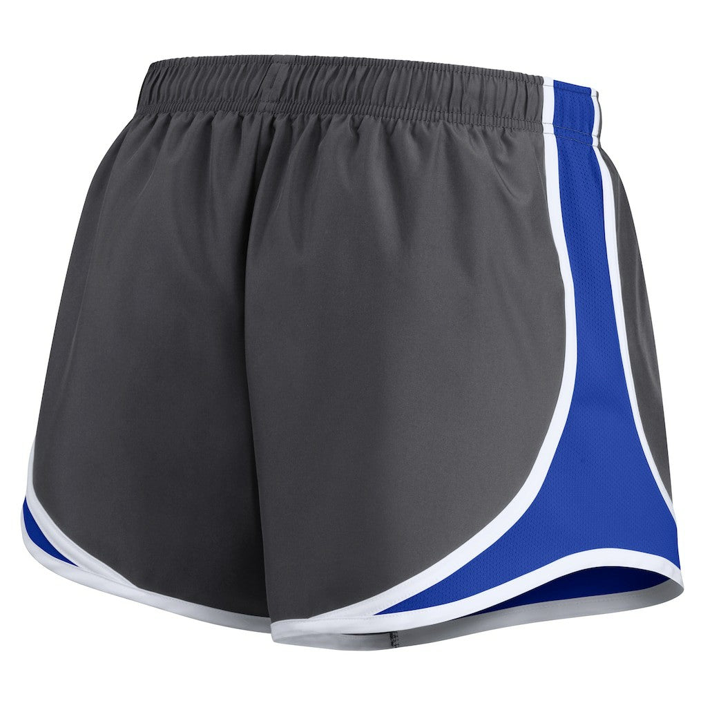 Los Angeles Rams Women's Team Logo Performance Tempo Shorts - Charcoal - Nike