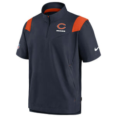 Chicago Bears Sideline Coaches Chevron Lockup Pullover Top - Navy - Nike